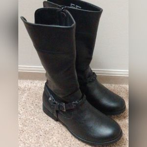 ***SOLD***Faded Glory Girls Tall Zipper Boots